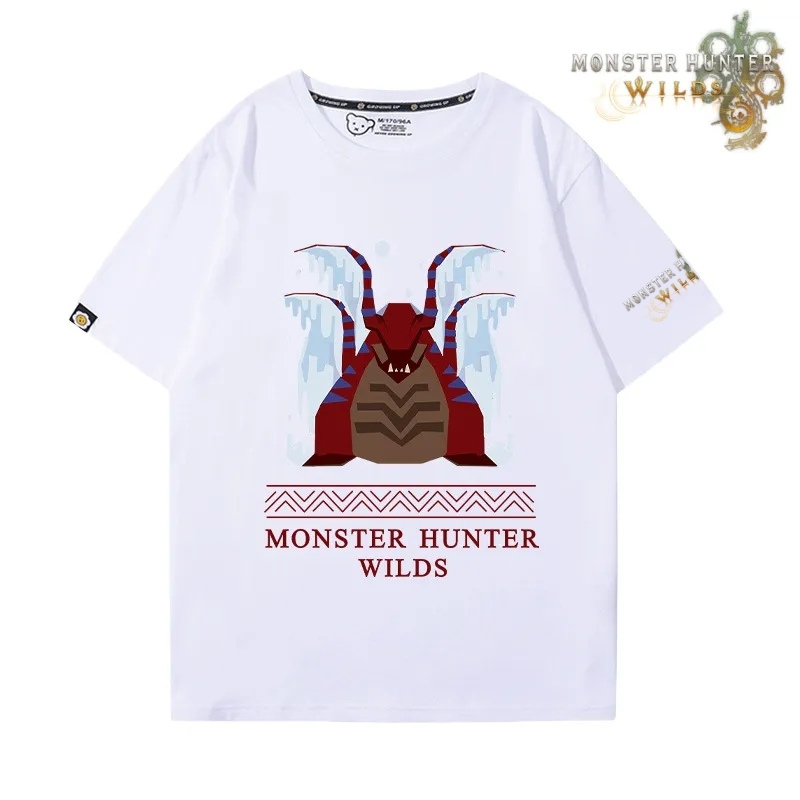 魔物獵人荒野印花短袖T恤