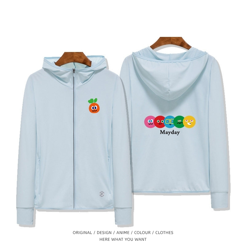 五月天 Mayday 夏季通勤冰絲速乾涼感防曬外套 淺藍4