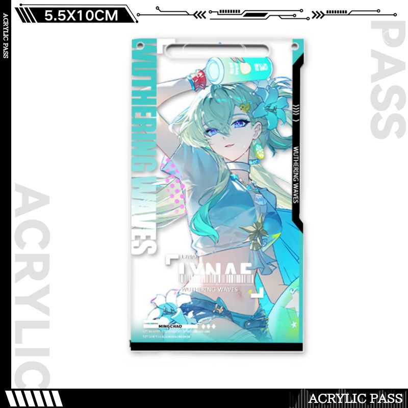 鳴潮 Wuthering Waves 亞克力通行證掛飾
