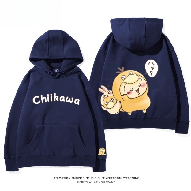 chiikawa X 寶可夢系列 聯名衛衣2025秋冬新款 親子情侶裝連帽衛衣