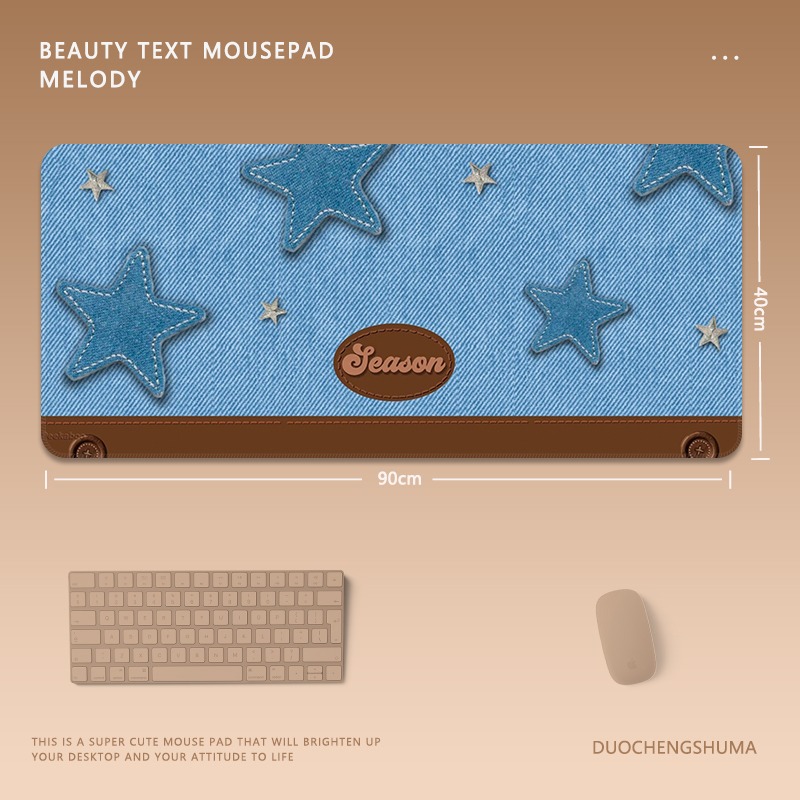 可愛卡通電競超大遊戲加厚防滑鼠標墊