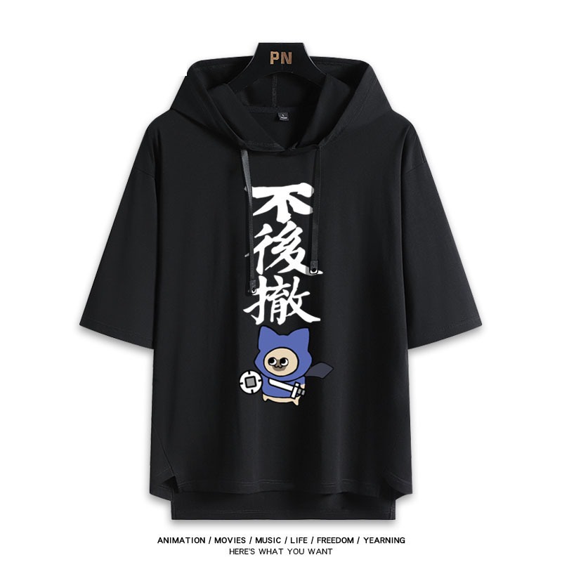魔物獵人新款 親子情侶男女款連帽短袖T恤-ZUIHANG SHOP