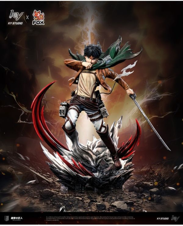 【預購】ky×fox工作室 進擊的巨人第一彈 艾倫