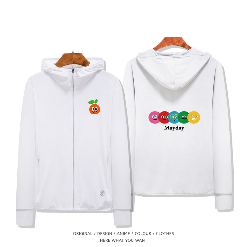 五月天 Mayday 夏季通勤冰絲速乾涼感防曬外套 白色4