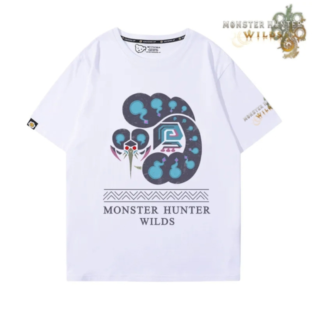 魔物獵人荒野印花短袖T恤