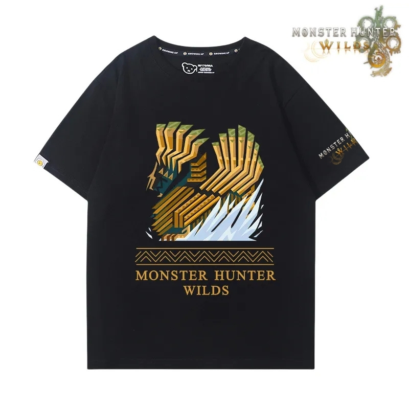 魔物獵人荒野印花短袖T恤