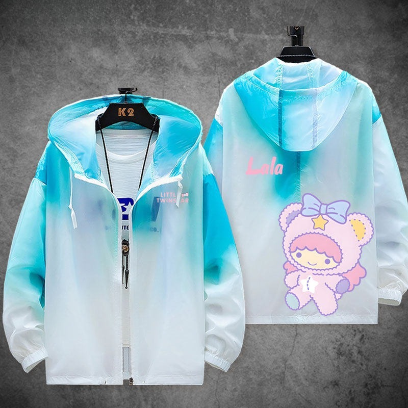雙子星little twinstars 輕薄透氣漸變防曬衣外套