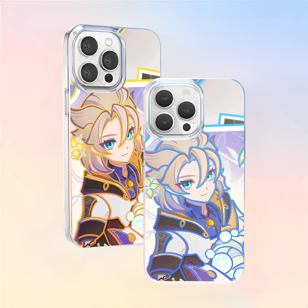 原神極光金漸變防摔手機殼