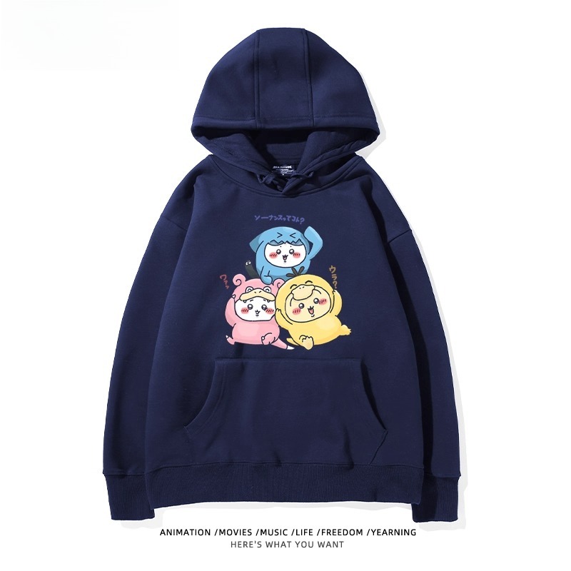 chiikawa X 寶可夢系列 聯名衛衣2025秋冬新款 親子情侶裝連帽衛衣