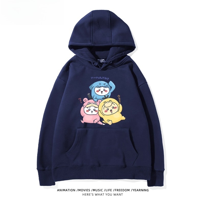 chiikawa X 寶可夢系列 聯名衛衣2025秋冬新款 親子情侶裝連帽衛衣