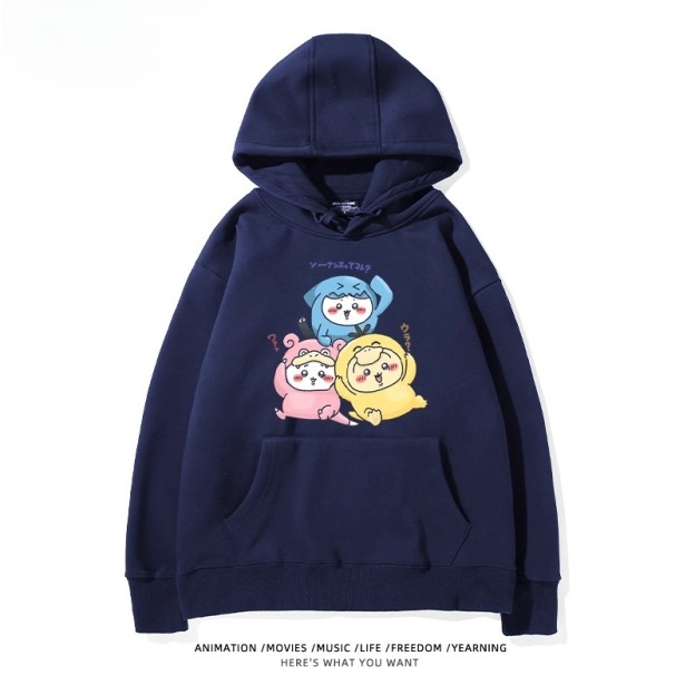 chiikawa X 寶可夢系列 聯名衛衣2025秋冬新款 親子情侶裝連帽衛衣