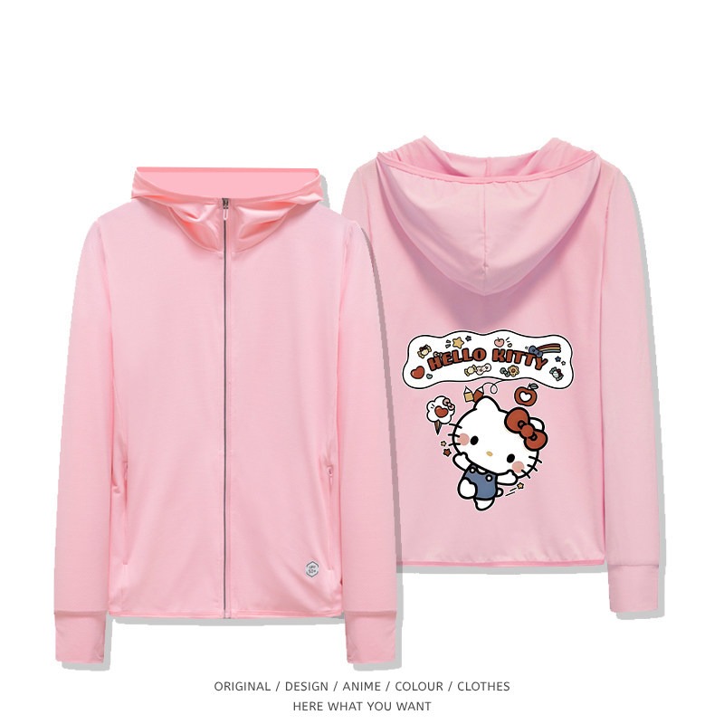 凱蒂貓 Hello Kitty 夏季通勤冰絲速乾涼感防曬外套