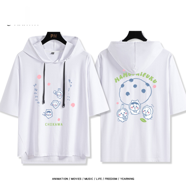 Chiikawa 忘本 連帽短袖T恤