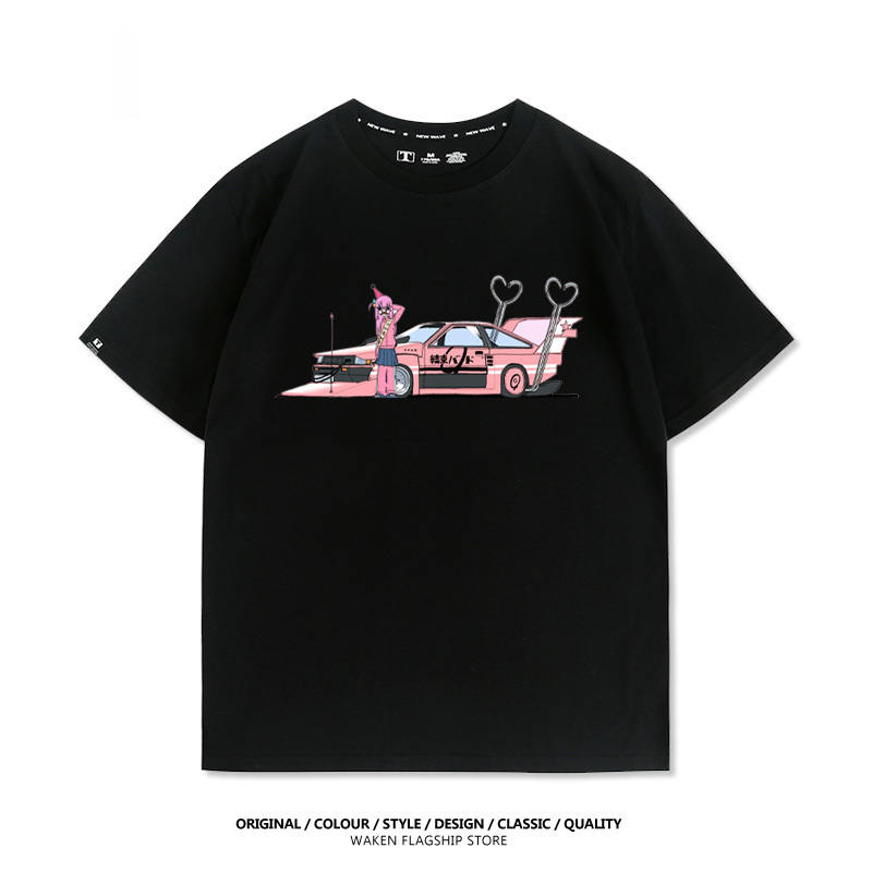 孤獨搖滾 印花T恤-GOODTOYSTUDIO