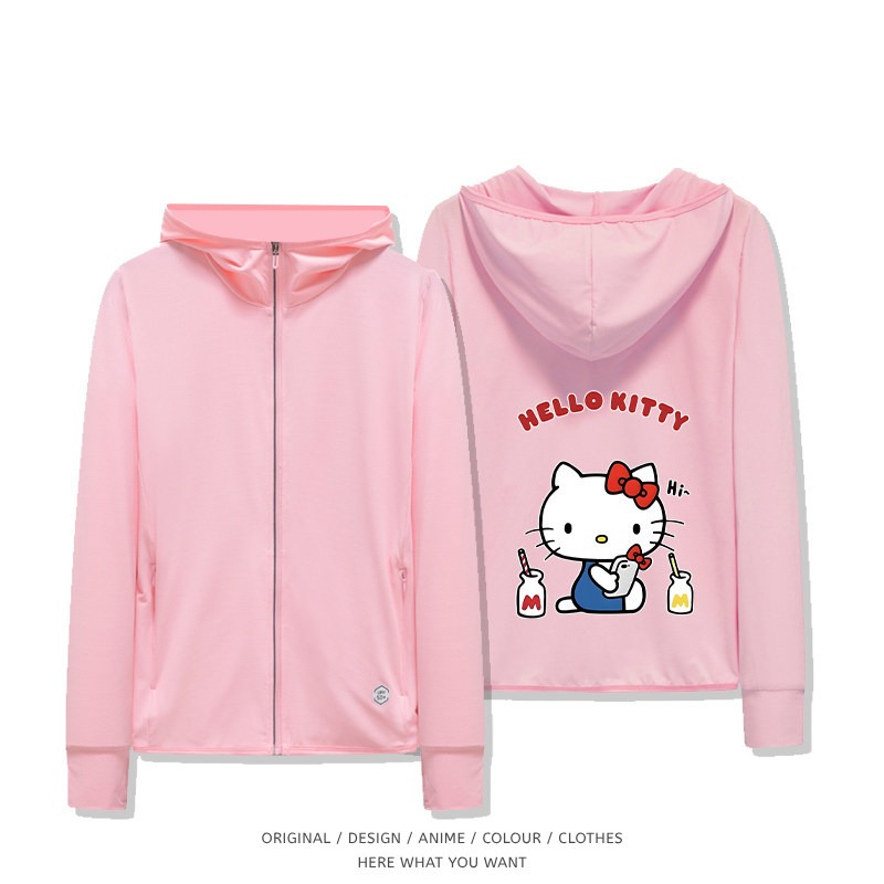 凱蒂貓 Hello Kitty 夏季通勤冰絲速乾涼感防曬外套