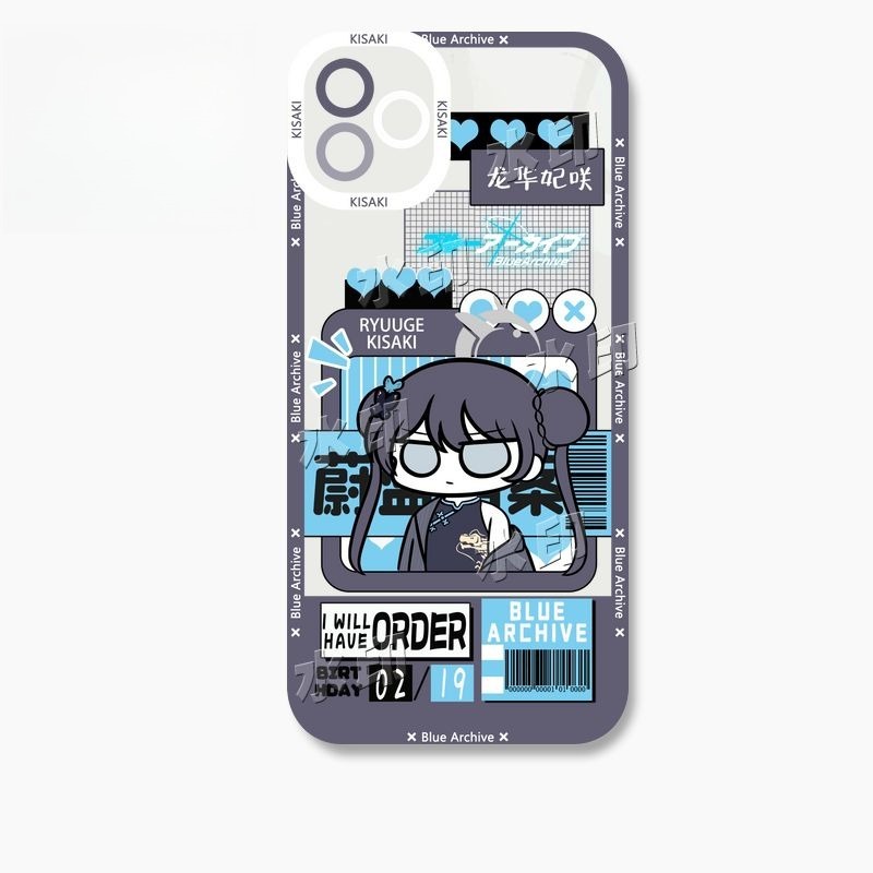 蔚藍檔案龍華妃咲 天使眼透明防摔軟殼