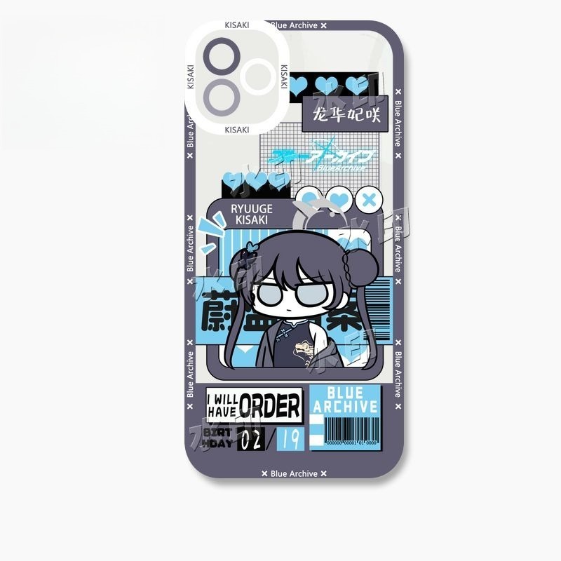 蔚藍檔案龍華妃咲 天使眼透明防摔軟殼