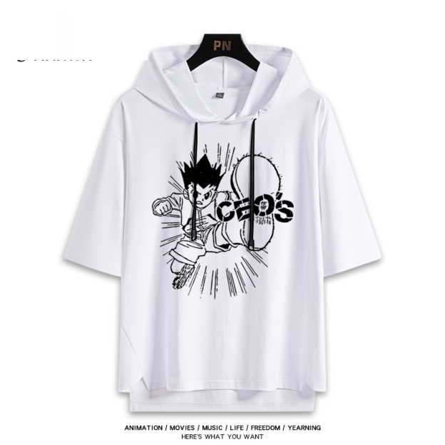 全職獵人 連帽短袖T恤-GOODTOYSTUDIO