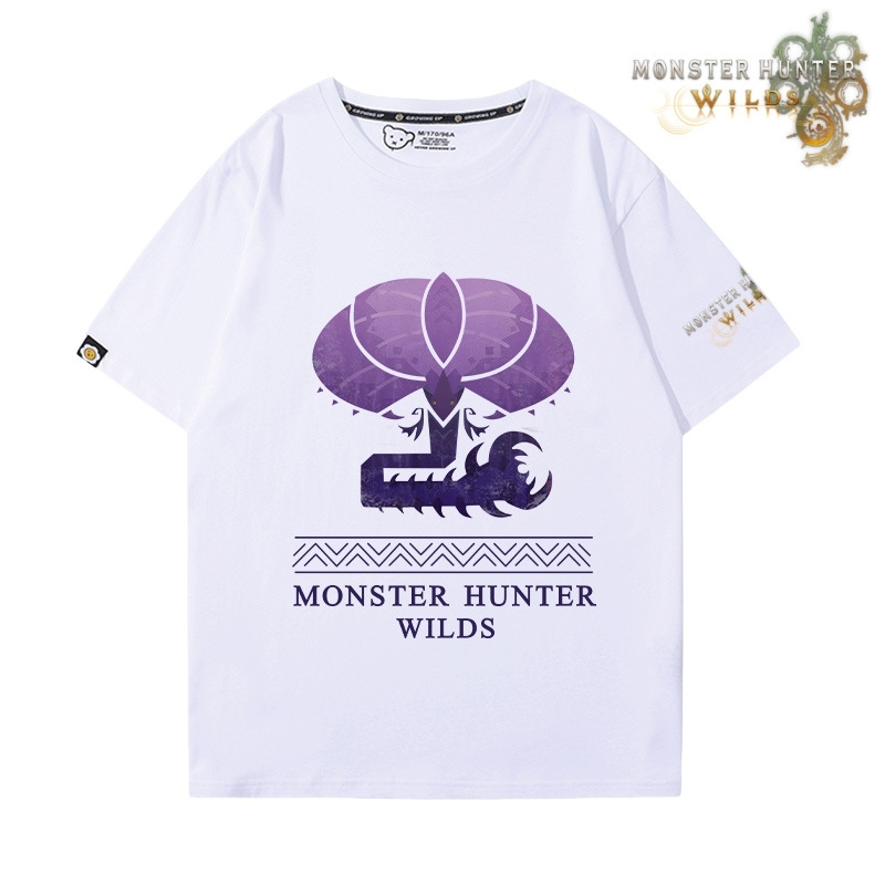 魔物獵人荒野印花短袖T恤
