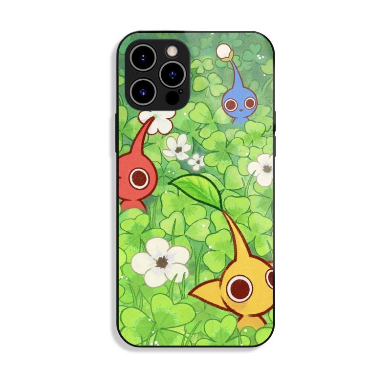 皮克敏 PIKMIN 高清鋼化玻璃手機殼
