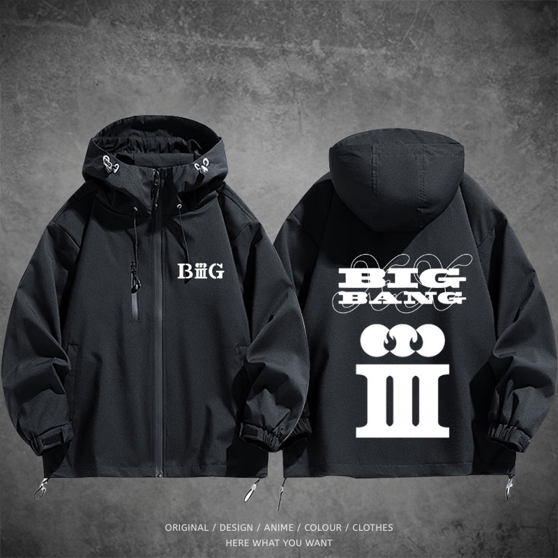 BIGBANG BiiiG 機能外套｜防風防水戶外衝鋒衣