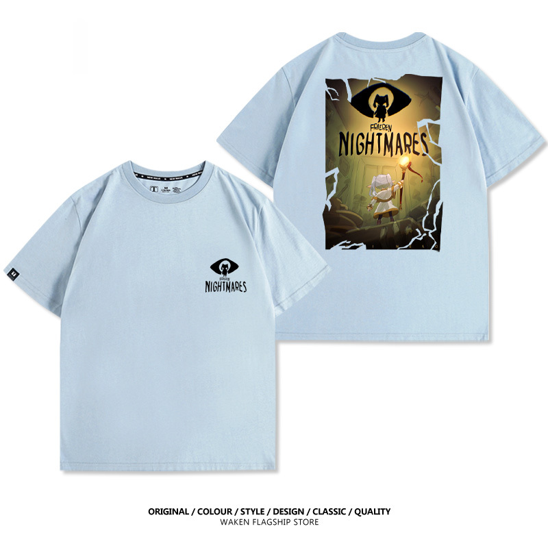 小小夢魘X葬送的芙莉蓮 印花T恤-GOODTOYSTUDIO