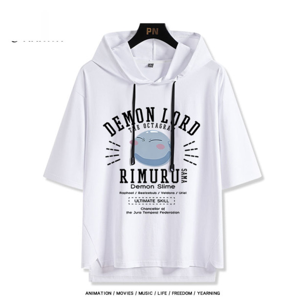 關於我轉生變成史萊姆 連帽短袖T恤-GOODTOYSTUDIO