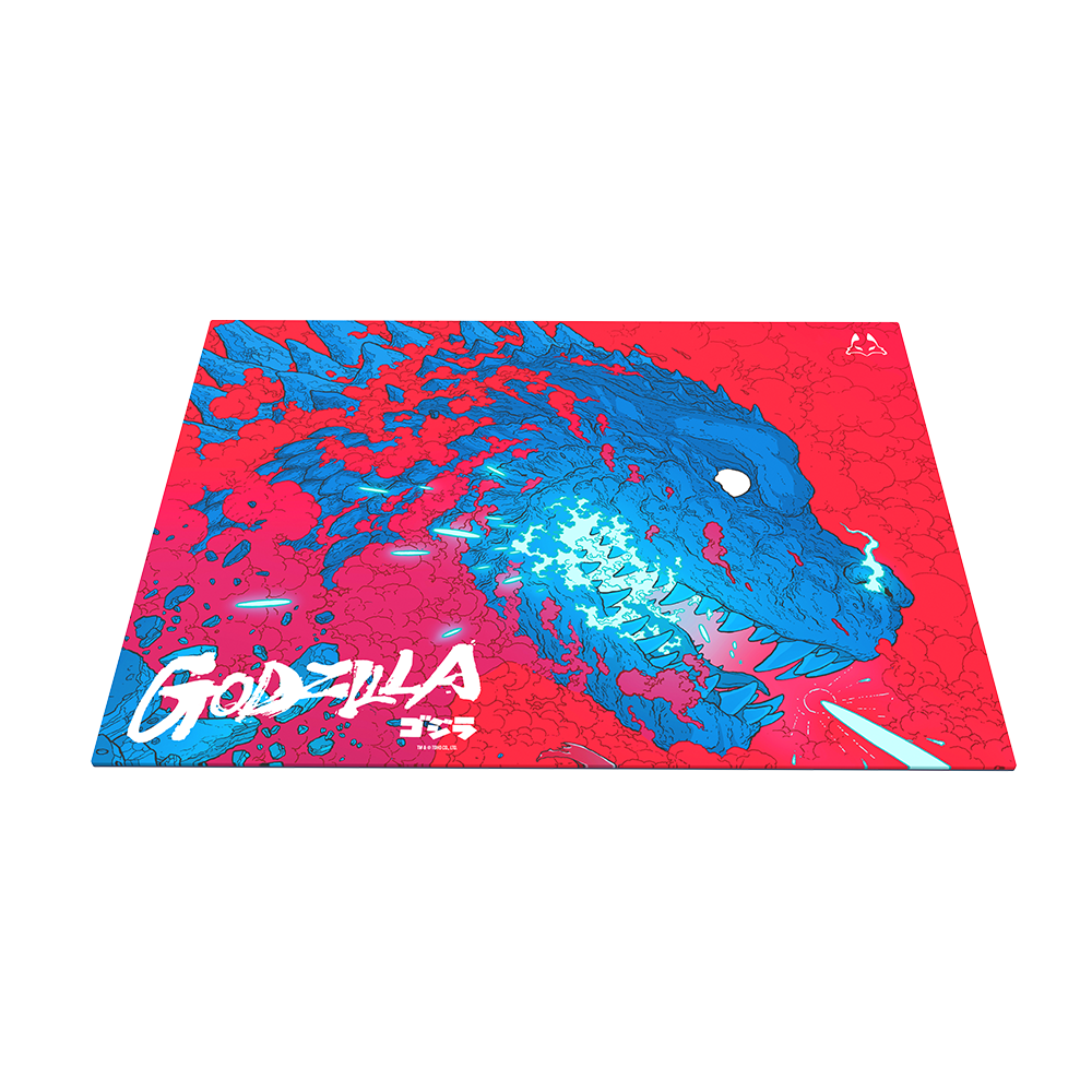 哥吉拉 Godzilla × Arbiter Studio 玻璃滑鼠墊｜聯名高速電競滑鼠墊