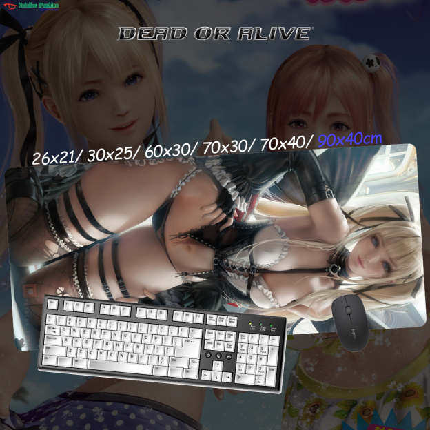 生死格鬥系列 超大鎖邊主題桌墊 布質滑鼠墊