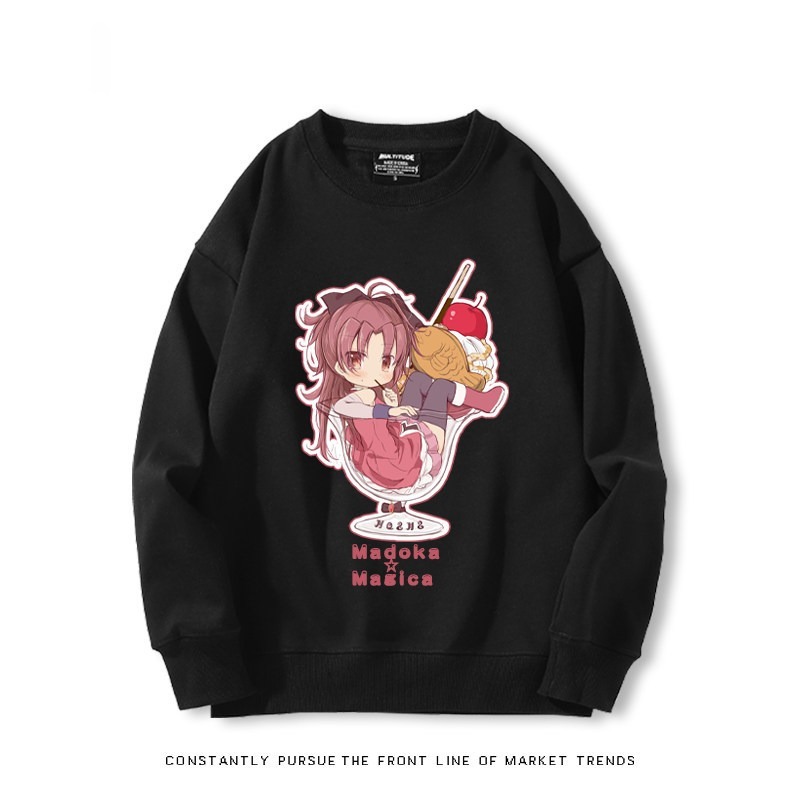魔法少女小圓 秋冬新款 親子情侶裝圓領長袖