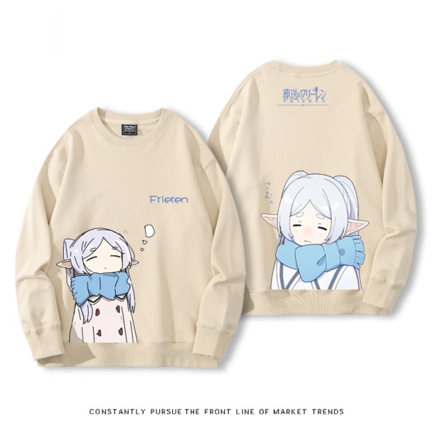 葬送的芙莉蓮 秋冬新款 親子情侶裝圓領長袖