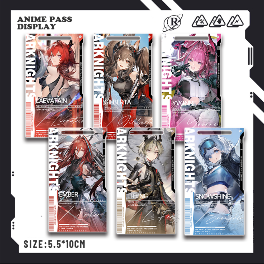 明日方舟終末地亞克力通行證掛飾