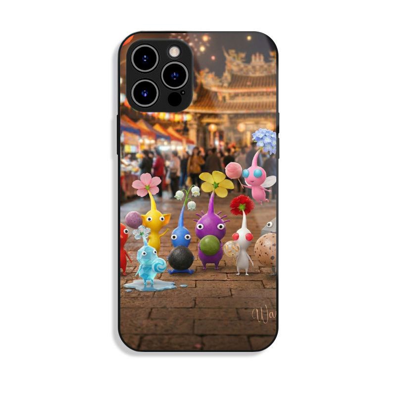 皮克敏 PIKMIN 高清鋼化玻璃手機殼