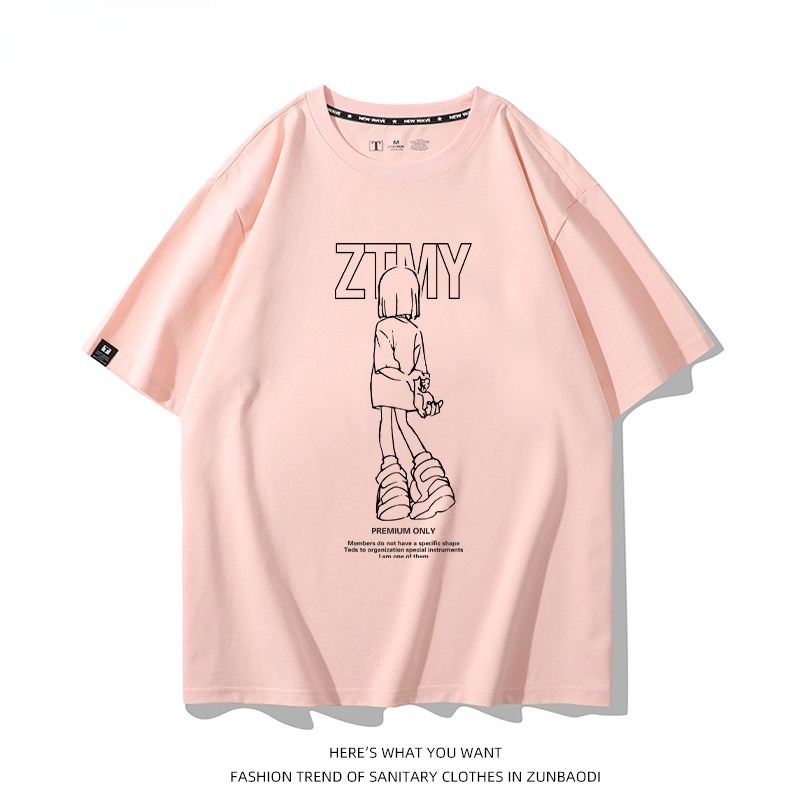 永遠是深夜有多好 2026親子情侶男女同款 印花短袖T恤