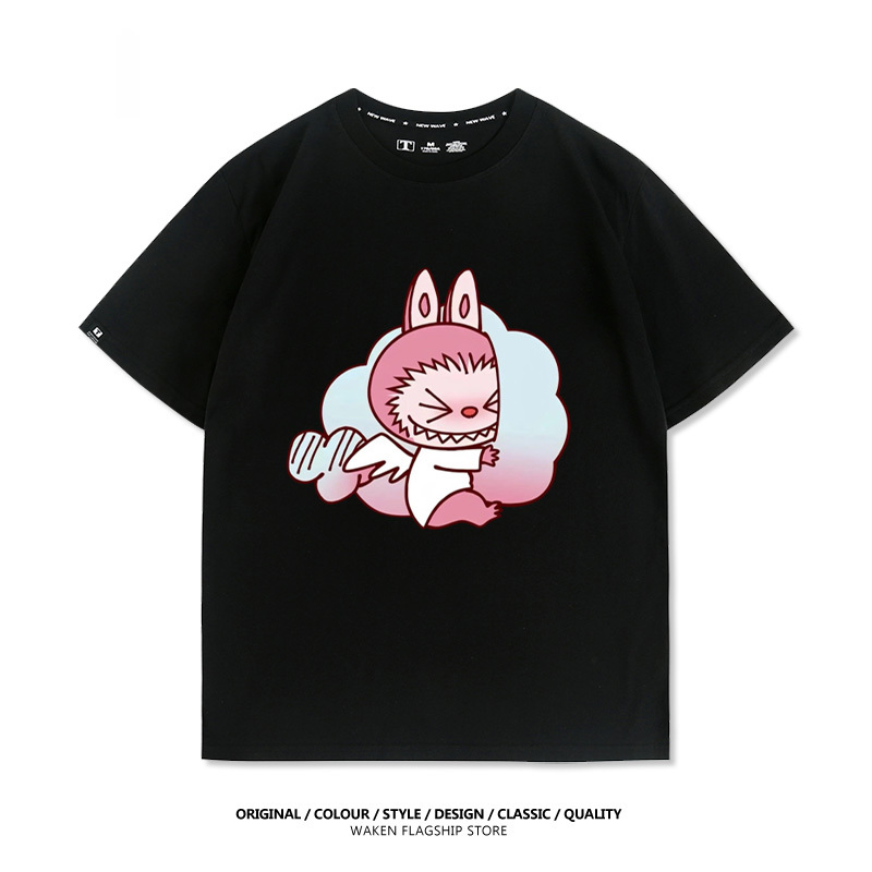 Labubu卡通潮牌 印花T恤-GOODTOYSTUDIO