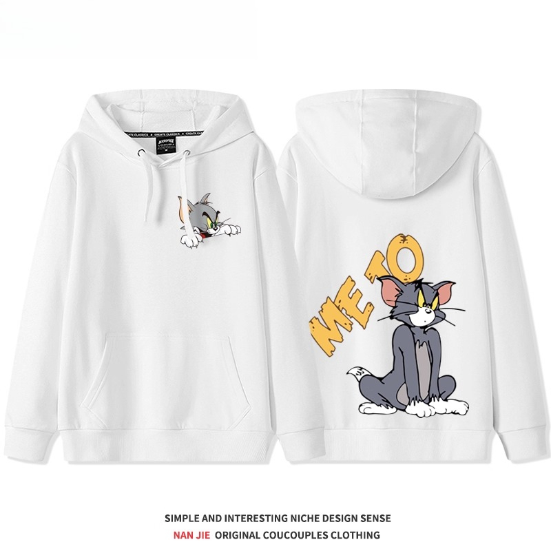 貓和老鼠 聯名衛衣2025秋冬新款 親子情侶裝連帽衛衣