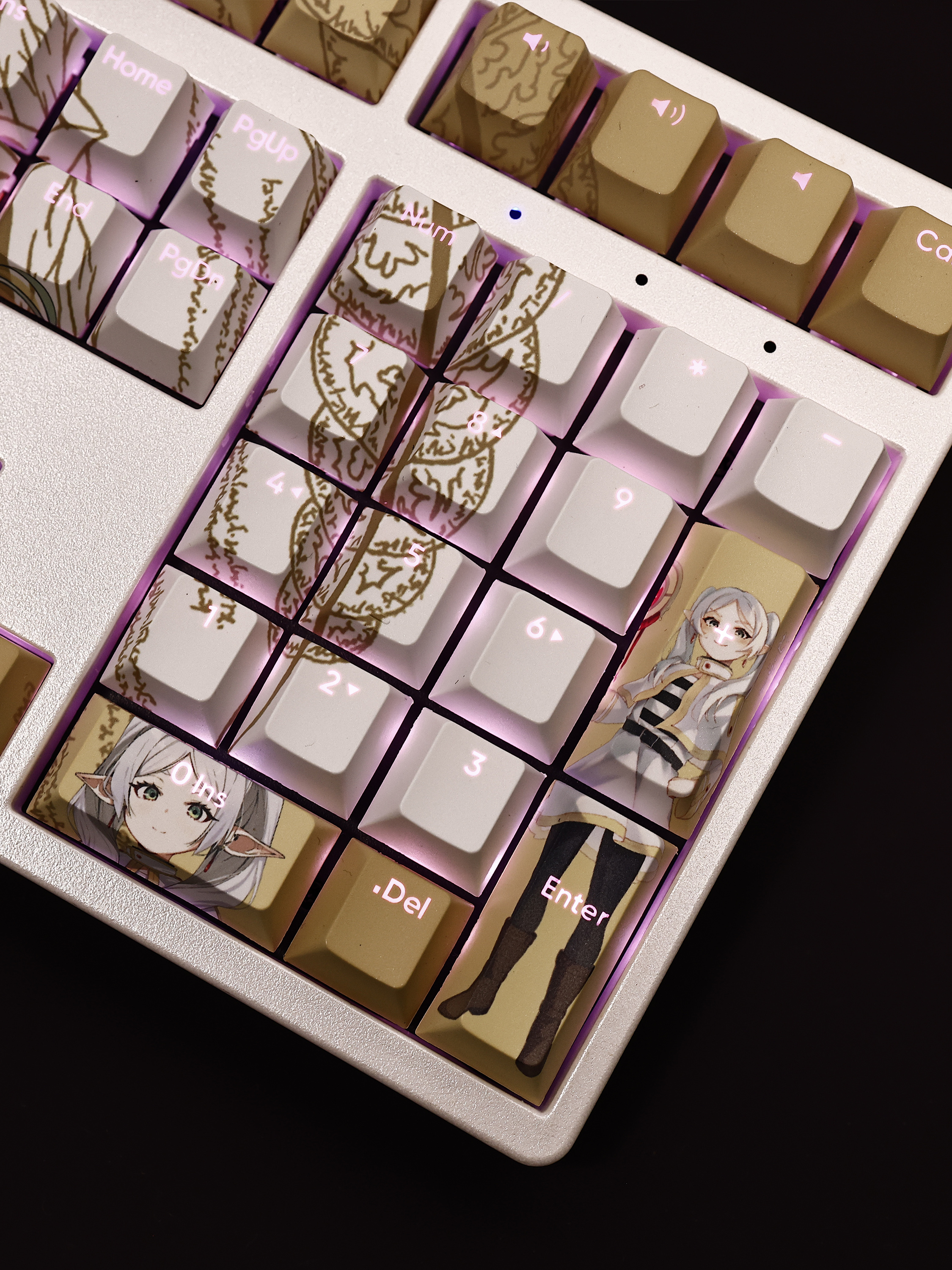 葬送的芙莉蓮透光RGB108鍵標準配列衛星軸鍵帽-GOODTOYSTUDIO