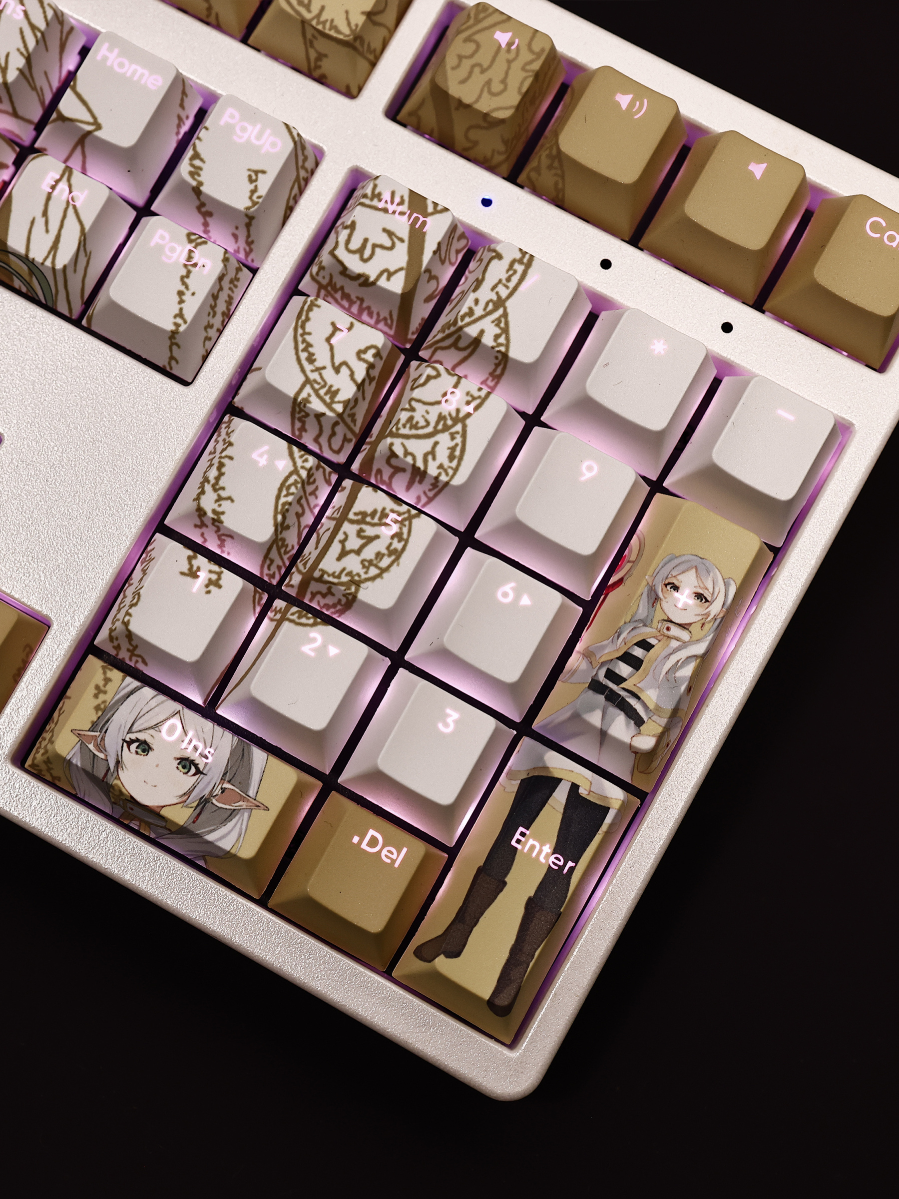 葬送的芙莉蓮透光RGB108鍵標準配列衛星軸鍵帽-GOODTOYSTUDIO