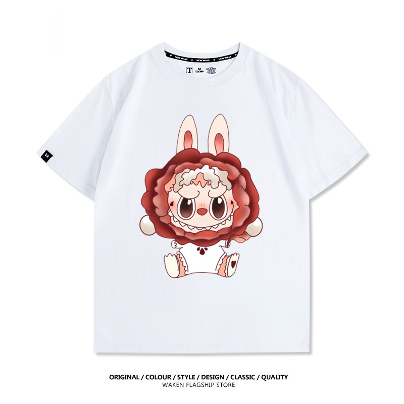 Labubu卡通潮牌 印花T恤-GOODTOYSTUDIO