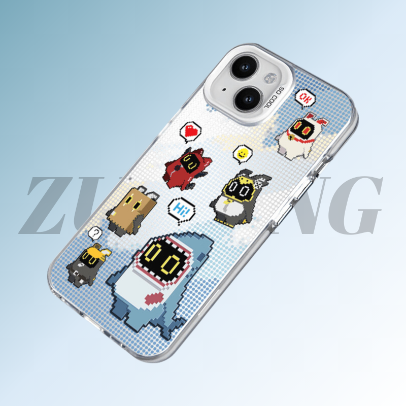 【大集合1.0】動漫彩銀防摔手機殼-GOODTOYSTUDIO