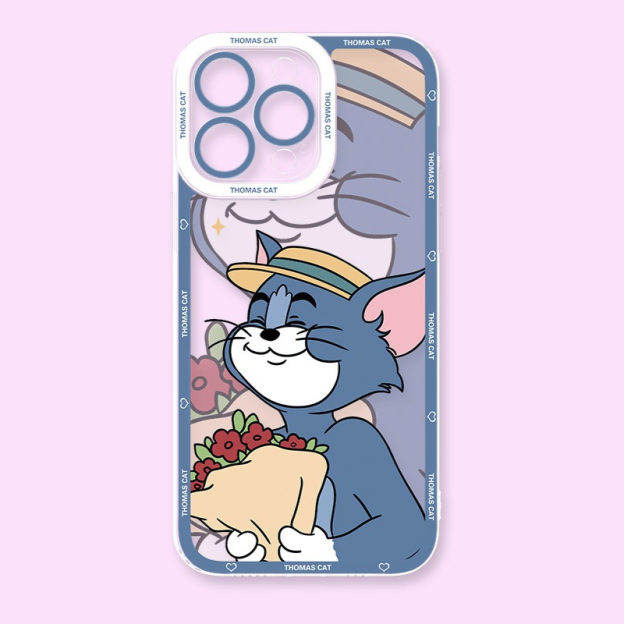 貓和老鼠天使眼透明防摔軟殼