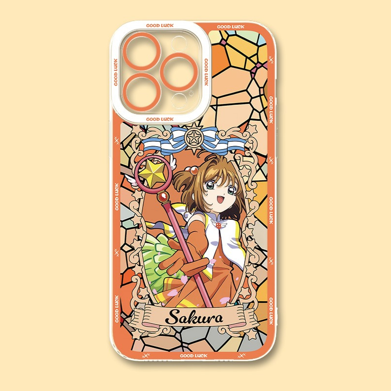 魔卡少女櫻天使眼透明防摔軟殼