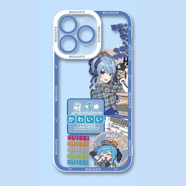 Hololive虛擬主播天使眼透明防摔軟殼