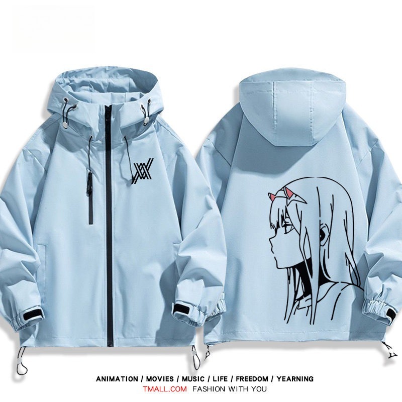DARLING in the FRANXX國家隊02周邊 男女同款秋冬衝鋒衣