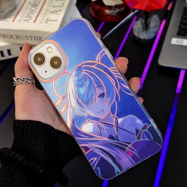 超時空輝耀姬！ 極光金漸變手機殼