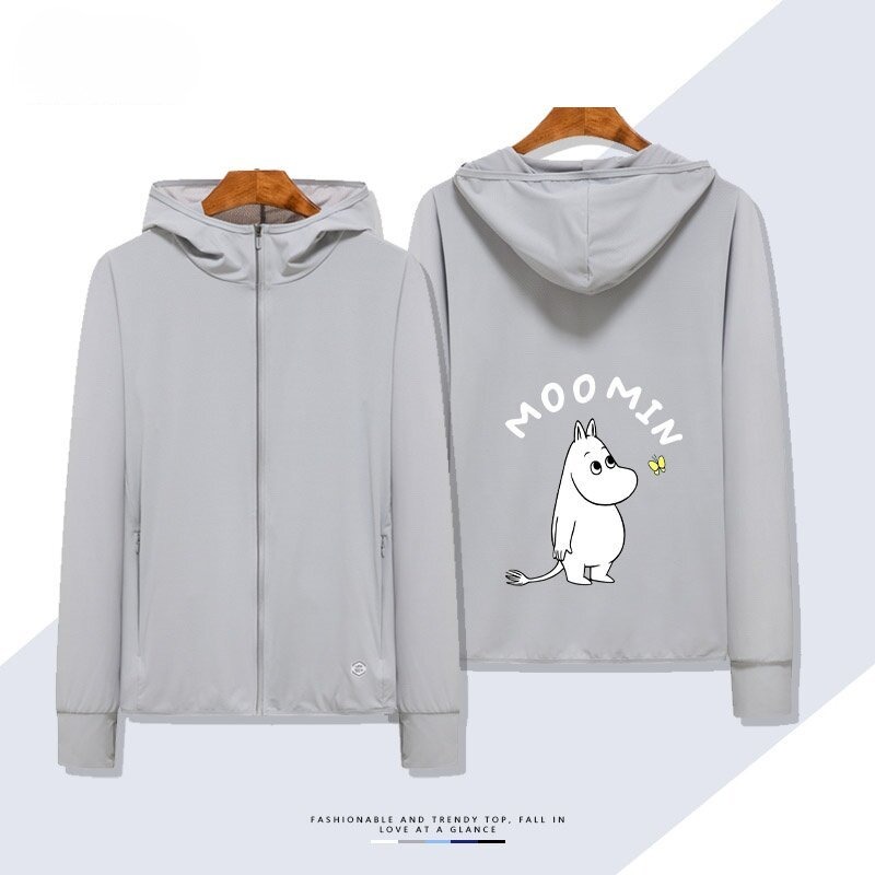Moomin 嚕嚕米 夏季通勤冰絲速乾涼感防曬外套
