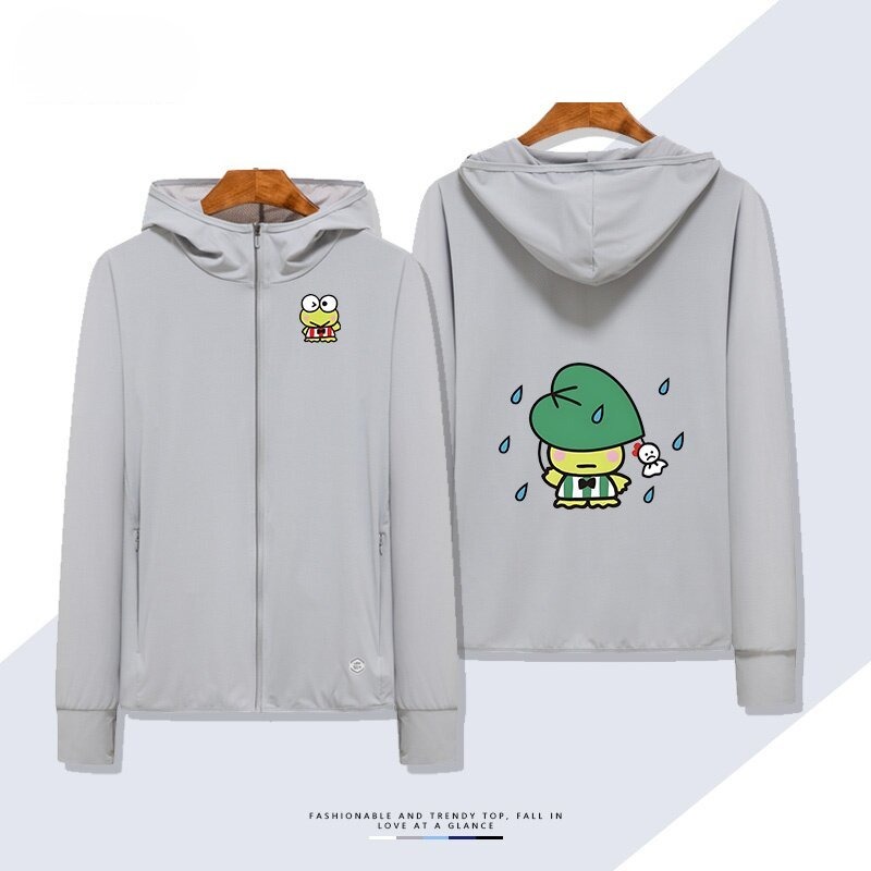 可洛比 Keroppi 夏季通勤冰絲速乾涼感防曬外套