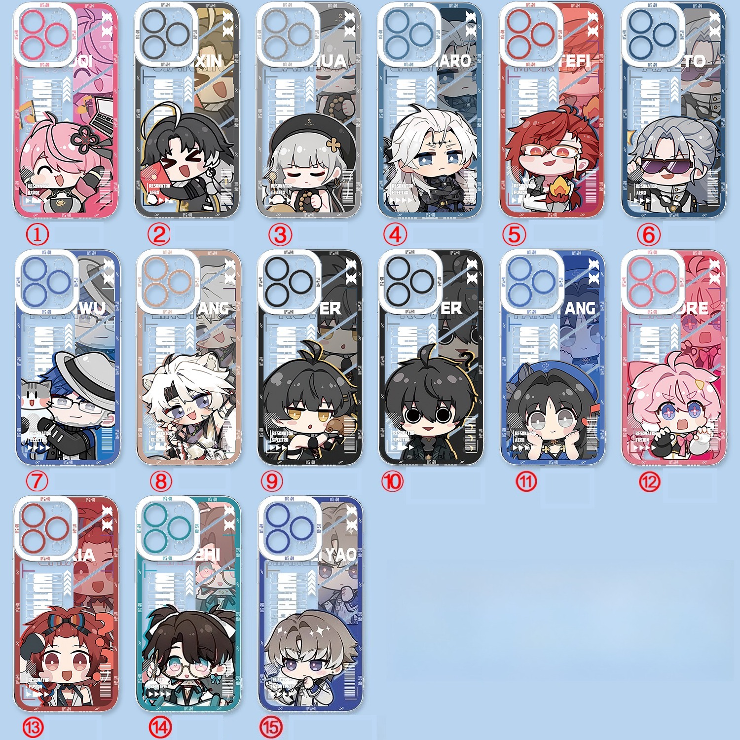 鳴潮Q版 天使眼透明防摔軟殼