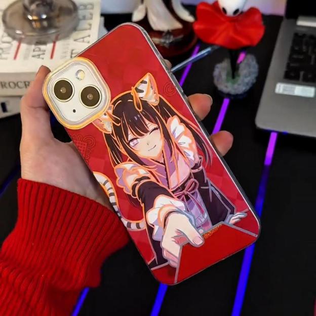 超時空輝耀姬！ 極光金漸變手機殼