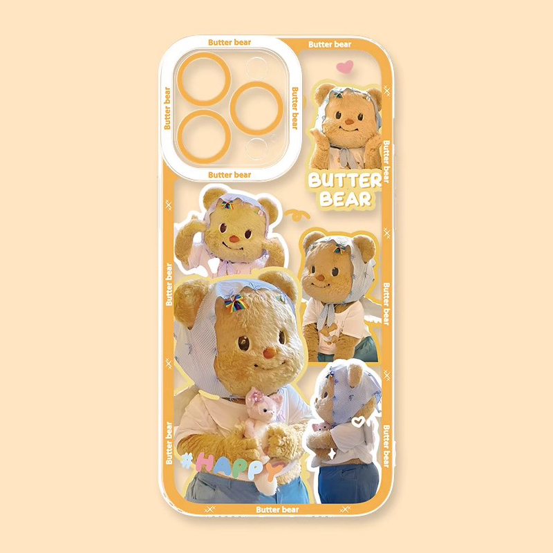 黃油小熊透明防摔軟殼-GOODTOYSTUDIO